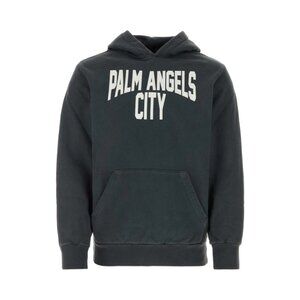 Palm Angels City washed-effect Hoodie Men